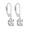 Серьги-подвески из серебра с фианитами (арт. 7502/4951) – изображение 1