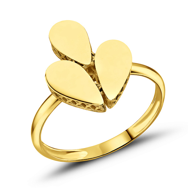 Каблучка з жовтого золота Francelli (арт. 156561ж) – зображення 1