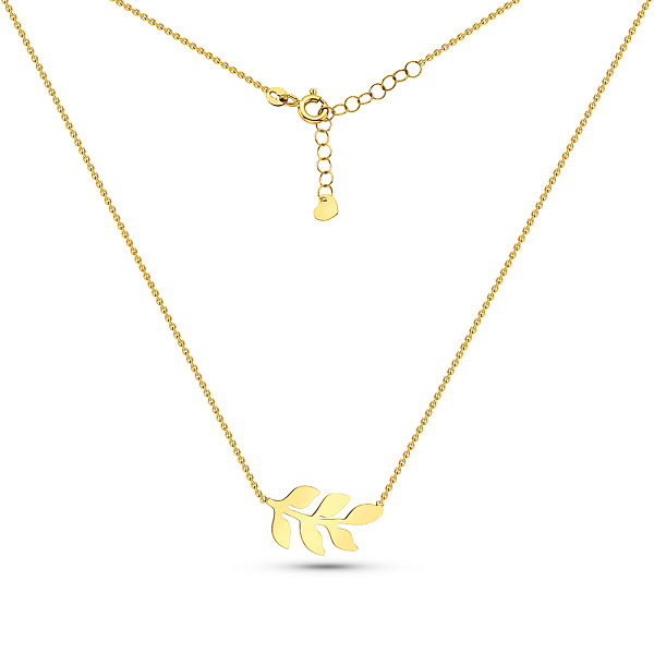 Кольє з жовтого золота Гілочка (арт. 352552ж) – зображення 2