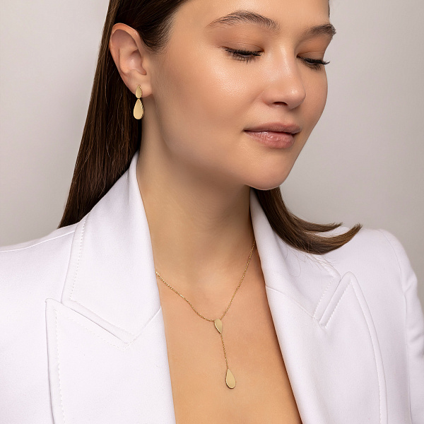 Золотое колье Francelli (арт. 352904ж) – изображение 4