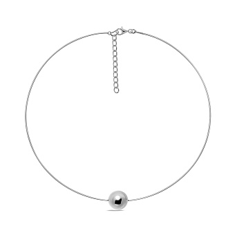 Срібне кольє без каменів (арт. 7507/2354)