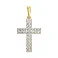 Подвеска из желтого золота с фианитами (арт. 440341ж) – изображение 1