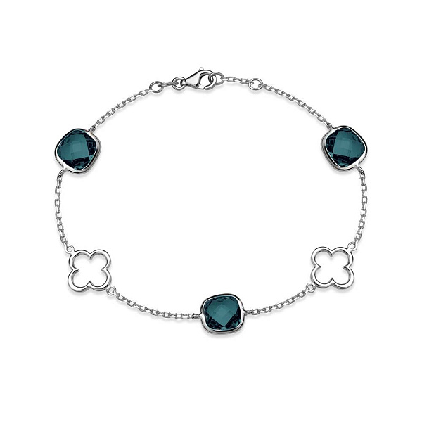 Золотой женский браслет с кварцем (арт. 323583бПкс) – изображение 1