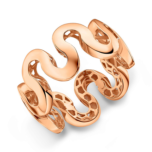 Кольцо из красного золота (арт. 156084) – изображение 1