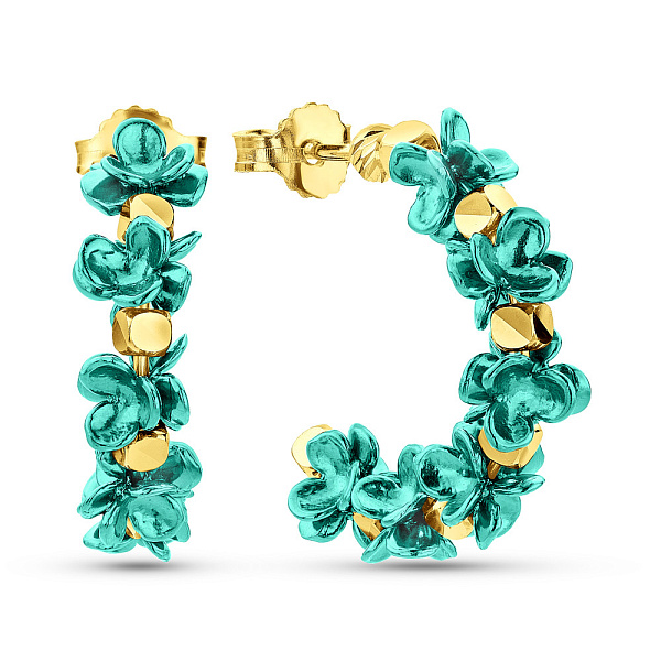 Золотые серьги-пусеты Francelli (арт. 1091267жбрз) – изображение 1