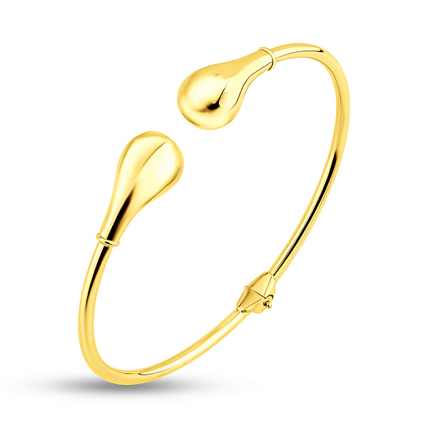 Жесткий браслет из желтого золота (арт. 3261252ж) – изображение 1