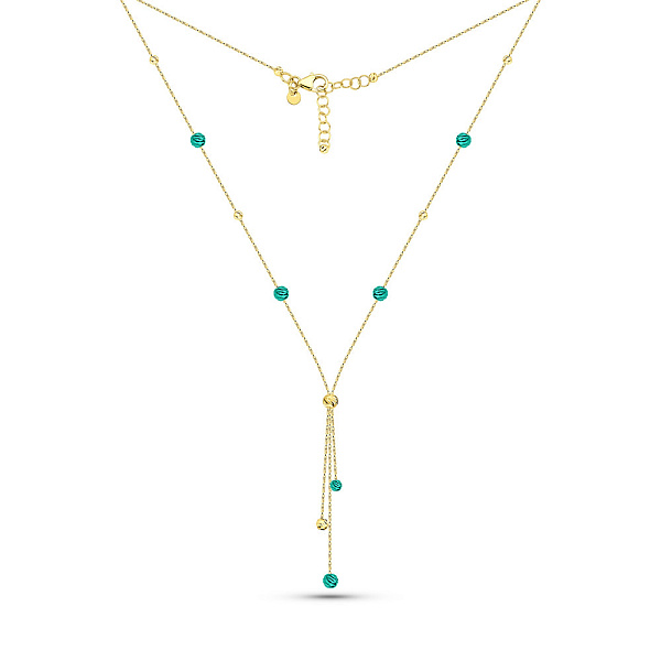 Золотое колье Francelli (арт. 352586жбрз) – изображение 2