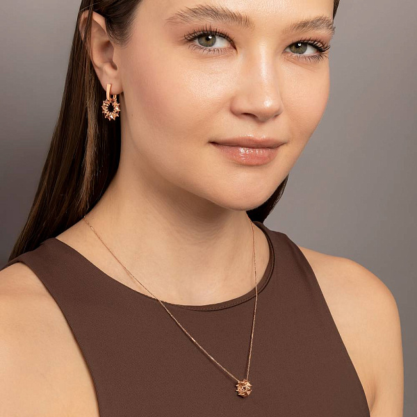 Підвіска з червоного золота (арт. 424956) – зображення 4