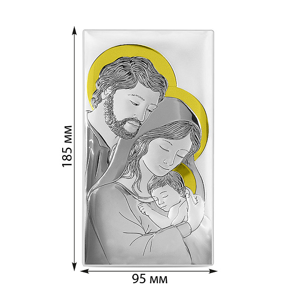 Икона Святое Семейство (арт. KN-3/025G/B) – изображение 2