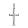Срібний хрестик без каменів (арт. 7504/2-6040.0.2) – зображення 1
