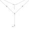 Серебряное колье-галстук без камней (арт. 7507/2594) – изображение 3