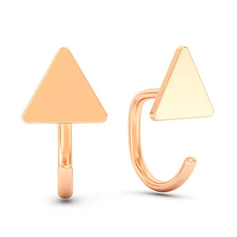 Золоті сережки Трикутники (арт. 1101096)