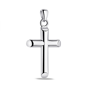 Фото Срібний хрестик (арт. 7503/4050)