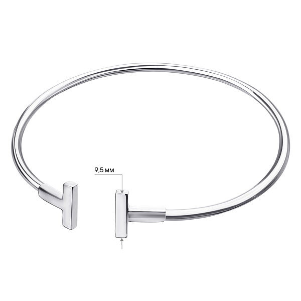 Срібний браслет на руку (арт. 7509/2153) – зображення 2