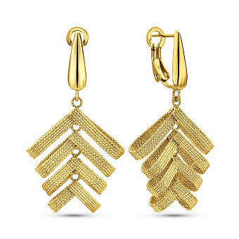 Фото Золотые серьги Francelli (арт. 1091657ж)