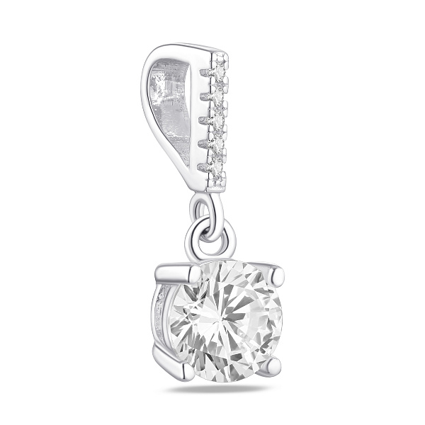 Серебряная подвеска с фианитами (арт. 7503/4760) – изображение 1