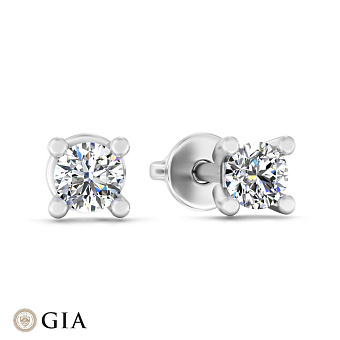 Золотые серьги с бриллиантами (арт. Т01108908045б)