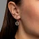 Серьги из красного золота (арт. 1101215) – изображение 2