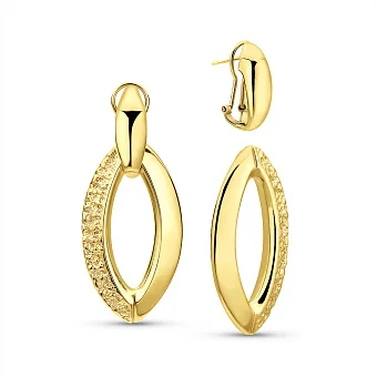 Сережки трансформери з жовтого золота Francelli (арт. е1091882ж)