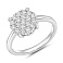 Серебряное кольцо с фианитами (арт. 7501/8819) – изображение 1