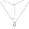 Серебряное колье "Сердечко" без камней (арт. 7507/499) – изображение 3