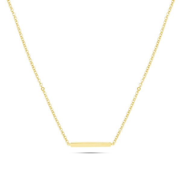 Золоте кольє в жовтому кольорі металу з фіанітом (арт. 351460жкр) – зображення 1