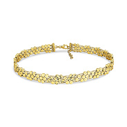 Фото Колье Francelli с алмазной насечкой (арт. 353005ж)