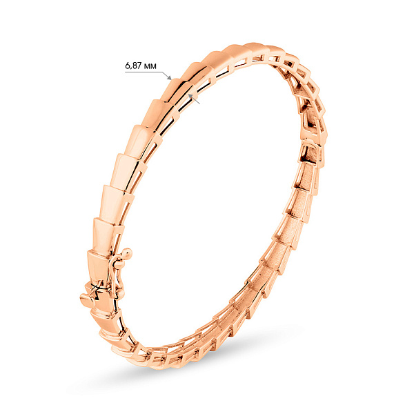 Браслет з червоного золота (арт. 324702) – зображення 2
