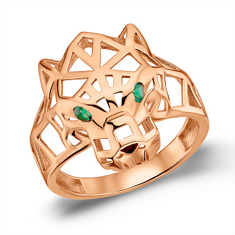 Золота каблучка Пантера (арт. 156674з)