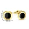 Золоті запонки з емаллю (арт. 210070жеч) – зображення 2