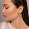 Серьги из желтого золота без камней (арт. 105011жм) – изображение 3