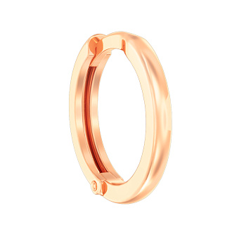 Сережка в одне вухо з червоного золота (арт. 110636Я)