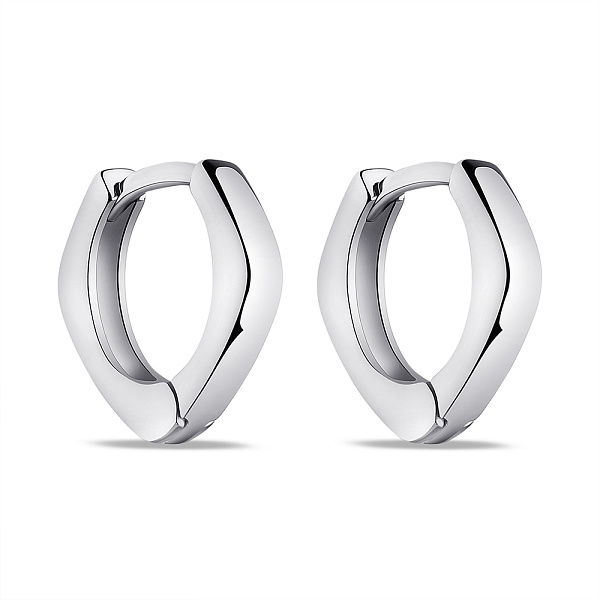 Серьги-кольца из серебра (арт. 7502/9487/10) – изображение 1