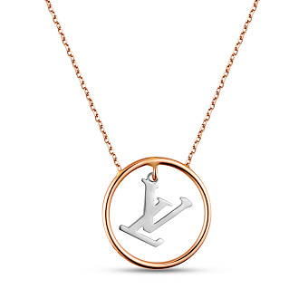 Фото Золоте кольє з підвіскою (арт. 351051кб)