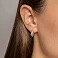 Золотые серьги с фианитами (арт. 110321) – изображение 2