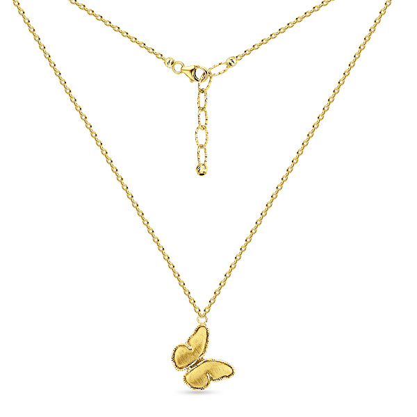 Золотое колье Бабочка Francelli (арт. 352450ж) – изображение 2