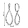 Серьги из белого золота Francelli (арт. е108240/40б) – изображение 2
