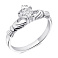 Серебряное кольцо с фианитом (арт. 7501/6271) – изображение 2
