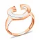 Кольцо Сердце из красного золота (арт. 154973) – изображение 1
