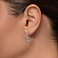 Серебряные серьги-пусеты без камней (арт. 7518/7234) – изображение 2