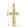 Золотой нательный крестик с распятием (арт. 500276ж) – изображение 2