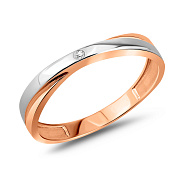 Золотое кольцо с бриллиантом (арт. К011103)