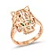 Каблучка Пантера з червоного золота (арт. 156294з) – зображення 1