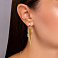 Серьги-подвески из желтого золота (арт. 1092050ж) – изображение 2