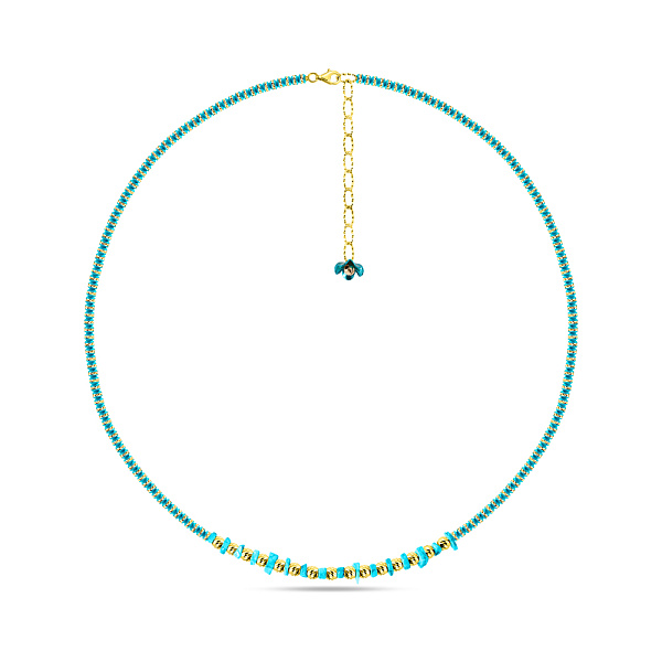 Золоте кольє Francelli з оніксом (арт. 352363жог) – зображення 1