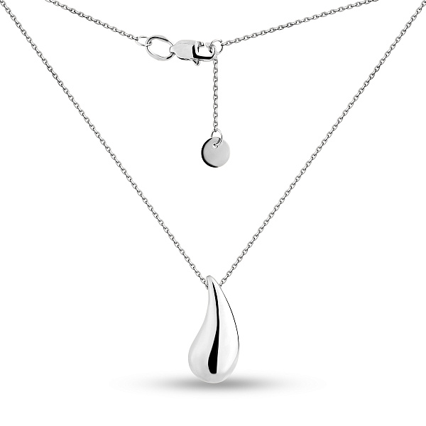 Кольє з білого золота (арт. 361448б) – зображення 2