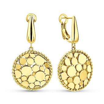 Фото Сережки Francelli з жовтого золота (арт. 1091328ж)