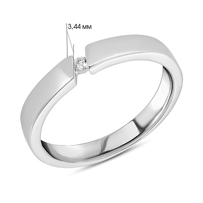 Серебряное кольцо с фианитом (арт. 7501/4905)