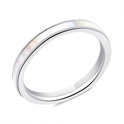 Кольцо из серебра с перламутром (арт. 7501/6601п)