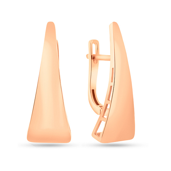 Серьги из красного золота (арт. 107750) – изображение 1